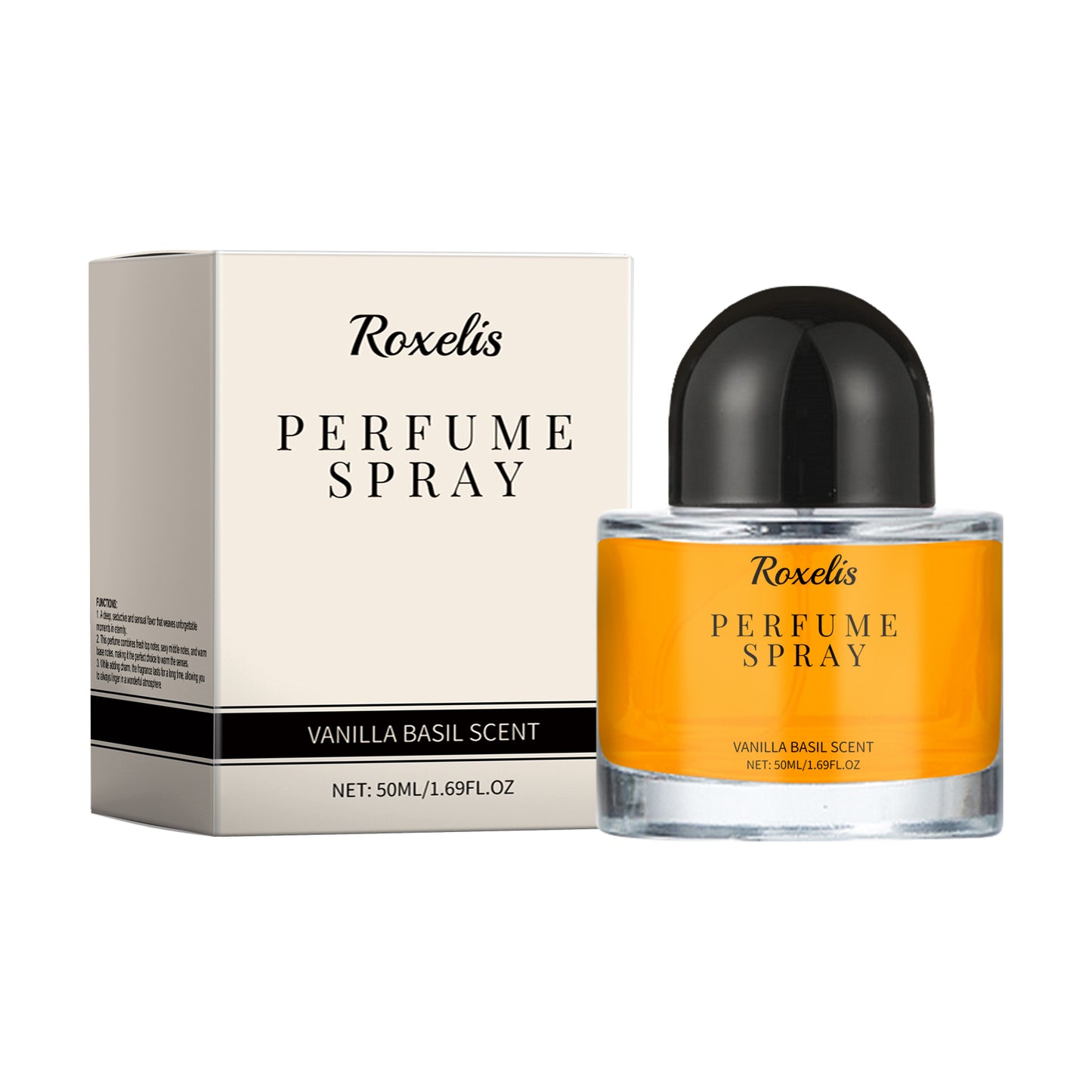 Vanilla Basil Perfume Mild Niche Vanilla Light Fragrance Stay Fragrance Lasting Dating Charm Natural Light Elegant Perfume