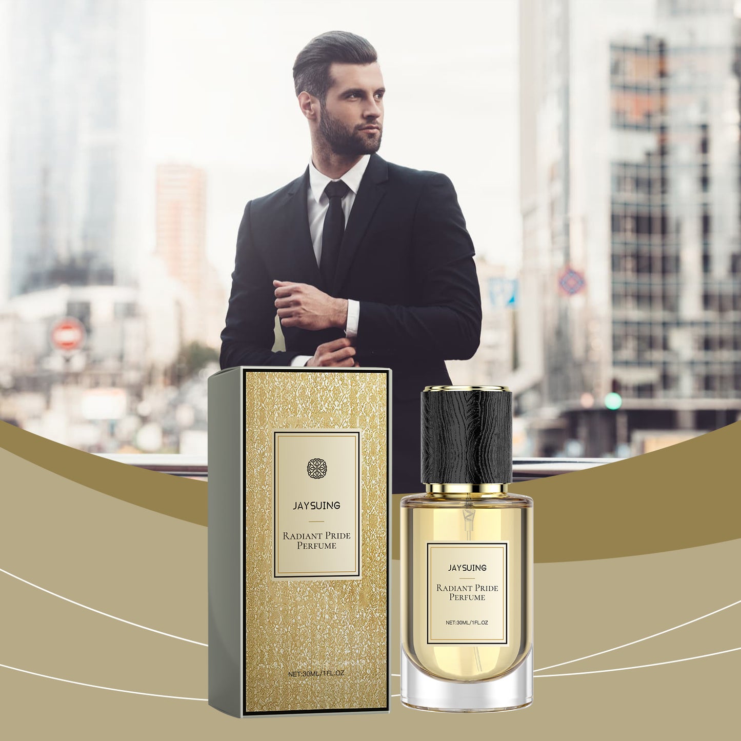 Radiant Pride Perfume, Fresh Fragrance Light Elegant Lasting Fragrance Dating Charm Perfume