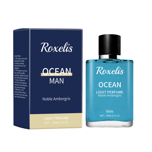 Ambergris Blue Ocean Perfume Men's Charm Atmosphere Permanent Light Fragrance Ocean Blue Notes