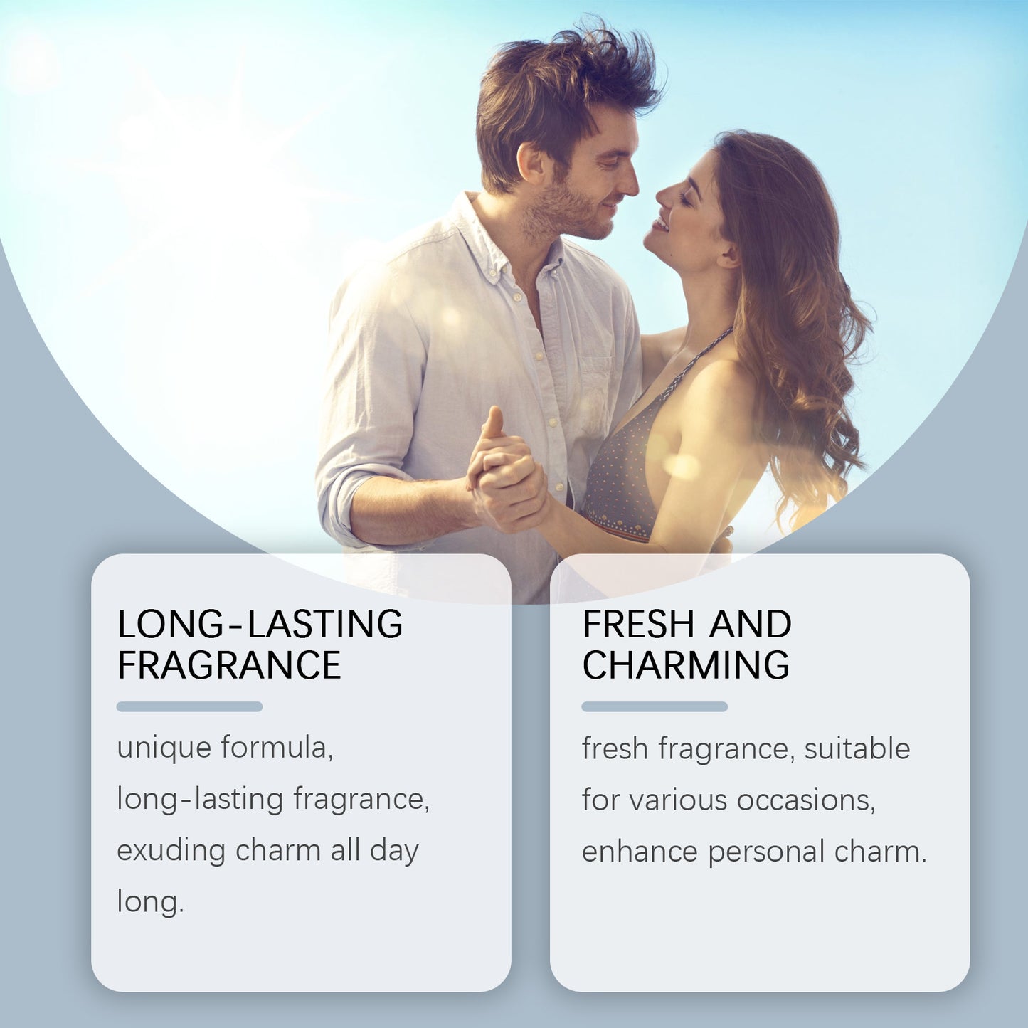 Men's Charm Perfume, Natural Fresh Lasting Fragrance Release Men's Charm Temperament Dating Atmosphere Perfume